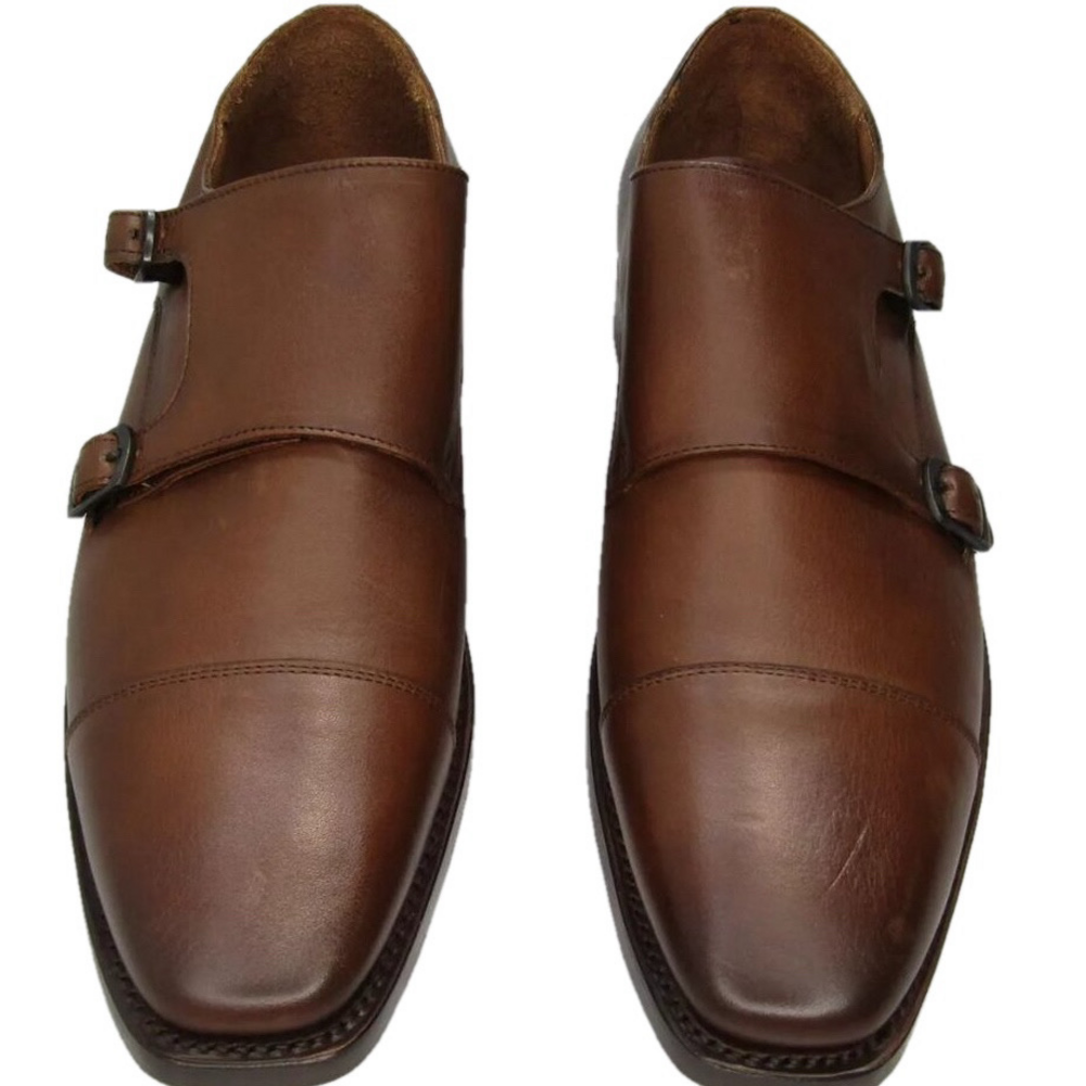 NEW THURSDAY BOOT CO Mens Hickory Saint Shoes Slip On Leather Buckle Size 10.5